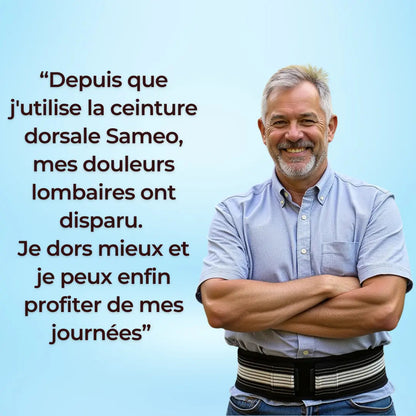 Ceinture Dorsale | Soulage les maux de dos et la sciatique | Sameo