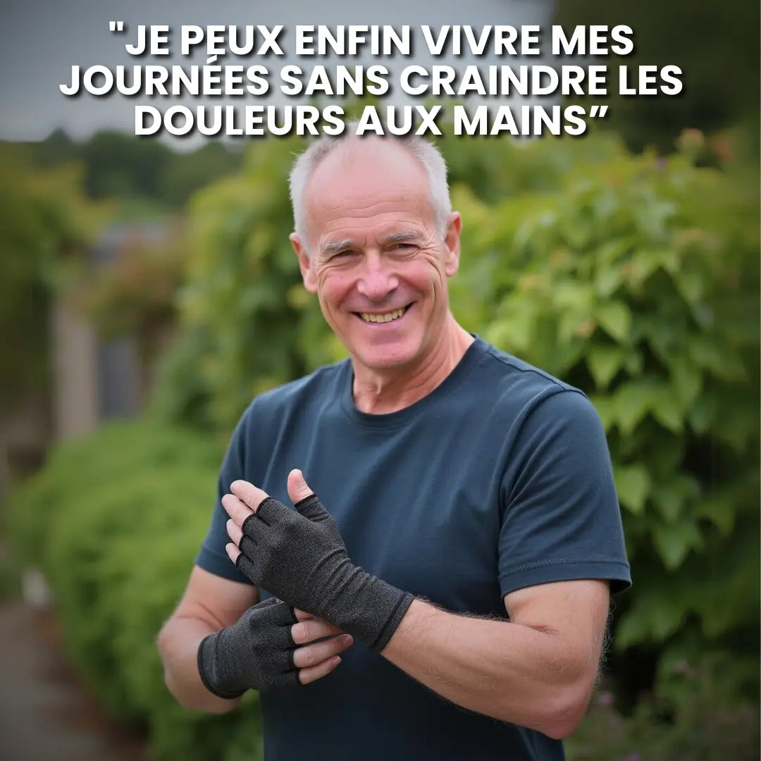 Gants de compression anti-douleurs