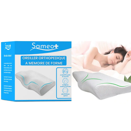 Oreiller orthopédique à mémoire de forme | Sameo™