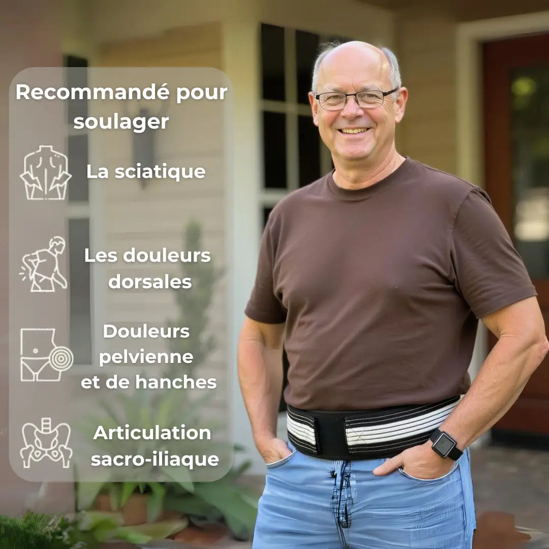 Ceinture Dorsale | Soulage les maux de dos et la sciatique | Sameo