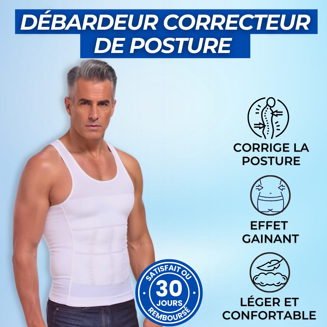 Débardeur Correcteur de posture et gainant - Mixte | Sameo