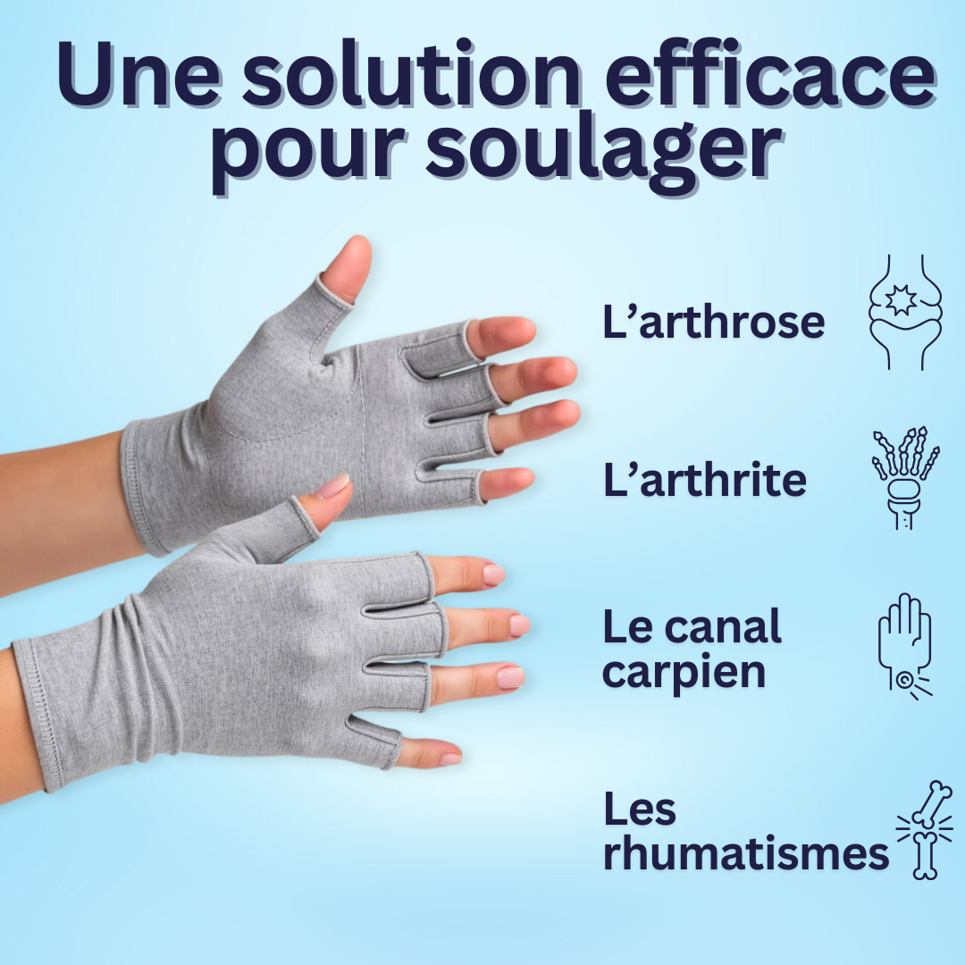 Gants de compression anti-douleurs Bambou
