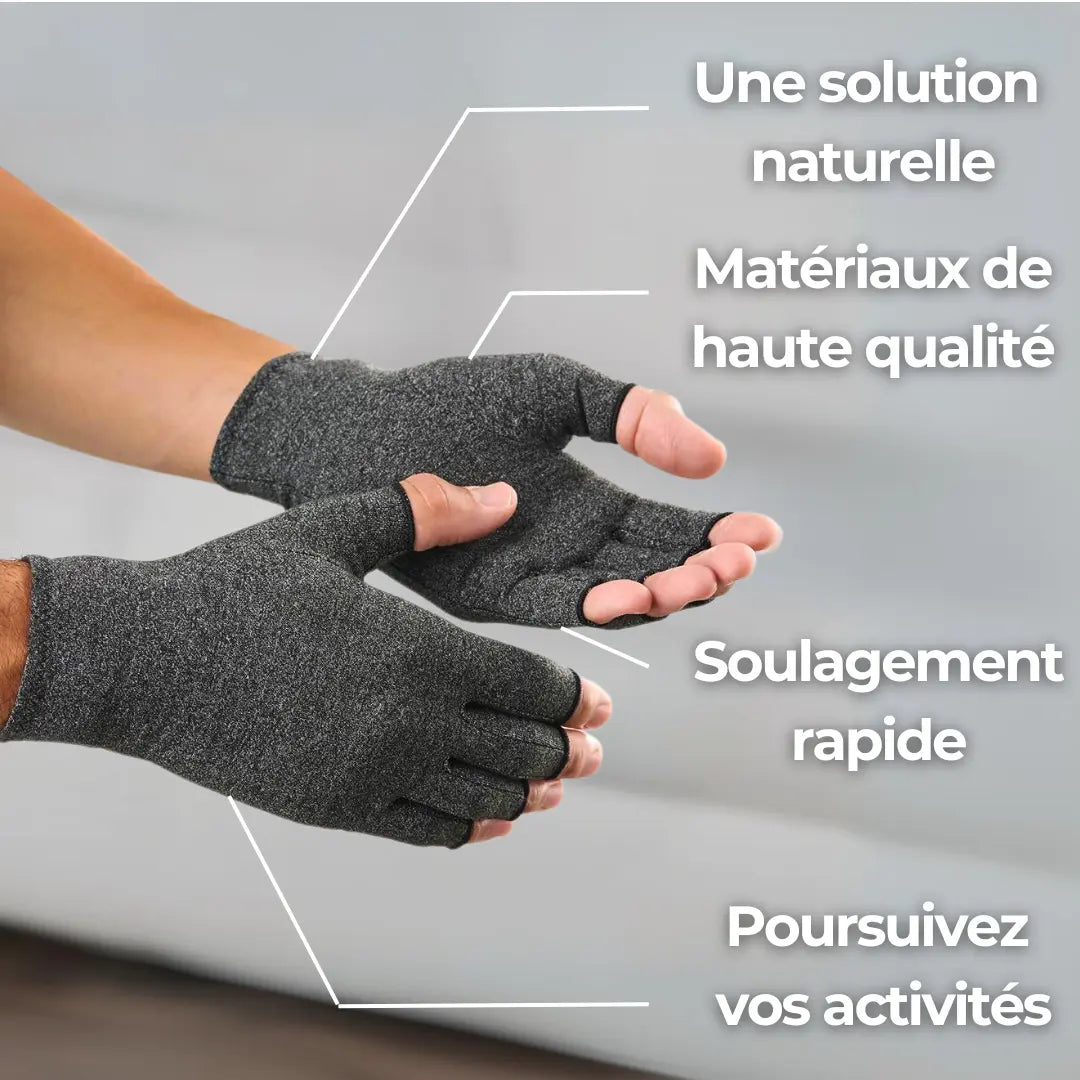 Gants de compression anti-douleurs